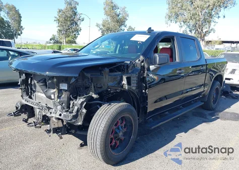 2022 Chevrolet Silverado 1500 2Wd Short Bed Custom из США, поврежденный, VIN 1GCPABEK6NZ561274